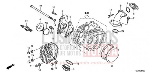 COPERCHIO TESTATA CRF70FC di 2012